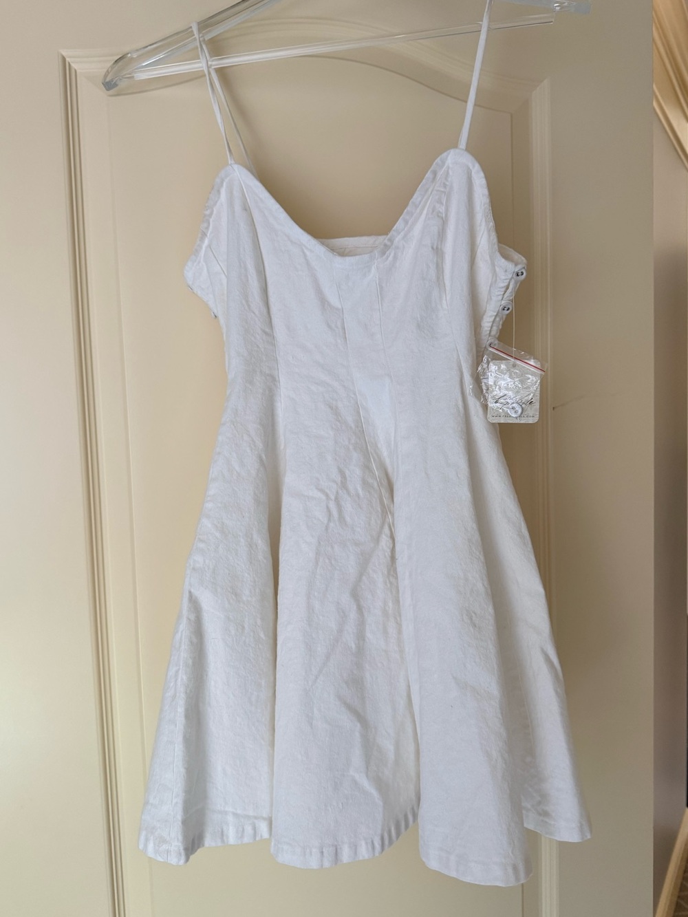 Free People Linen Mini Dress-NWT